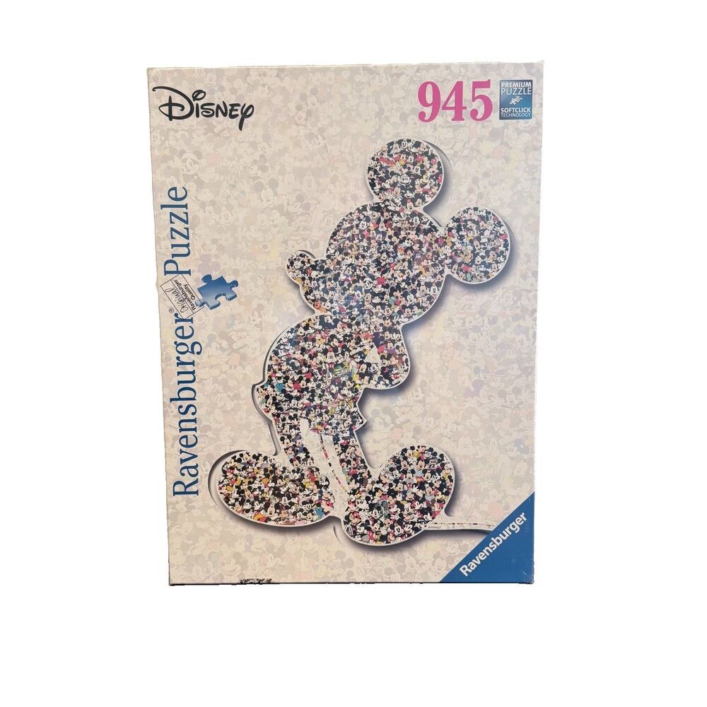 NEW & SEALED Ravensburger 16099 Disney Mickey Mouse Shaped 945 Pc Jigsaw Puzzle